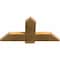 Ekena Millwork Eugene Rough Sawn Timber Gable Bracket, Western Red Cedar, 36"W x 18"H x 2"D x 6"F, 12/12 Pitch GBW036X18X0206EUG00RWR - alternate 2
